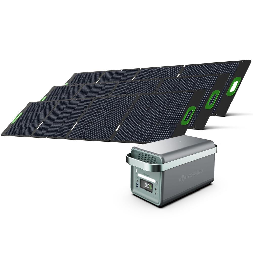 YOSHINO Solid-State Solar Battery Generator 2,000W (1,326Wh