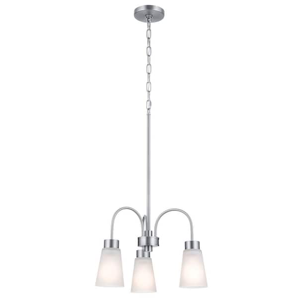 Kichler Erma 3-Light Black Transitional Chandelier