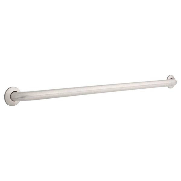 Delta 1-1/2 in. x 42 in. Concealed Mounting Grab Bar in Stainless