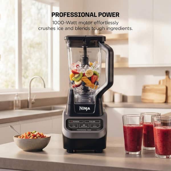72 oz. Professional Blender, 3 Speed, 1000-Watt, with Pulse Control, Ice Crushing, and Pureeing - Black