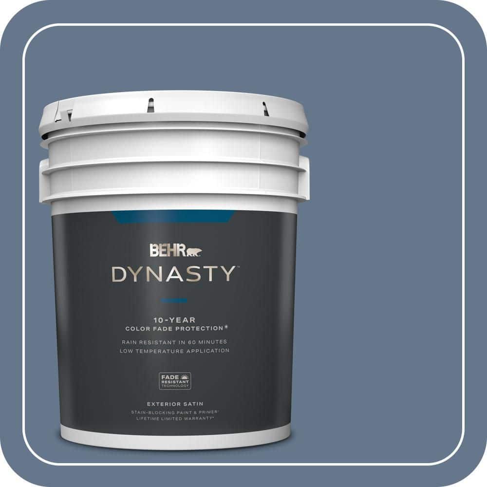 5 gal. #ECC-57-3 Always Indigo Satin Enamel Exterior Stain-Blocking Paint & Primer price history on PriceWatchPro