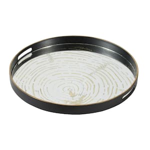 Black and Gold Decorative Tray