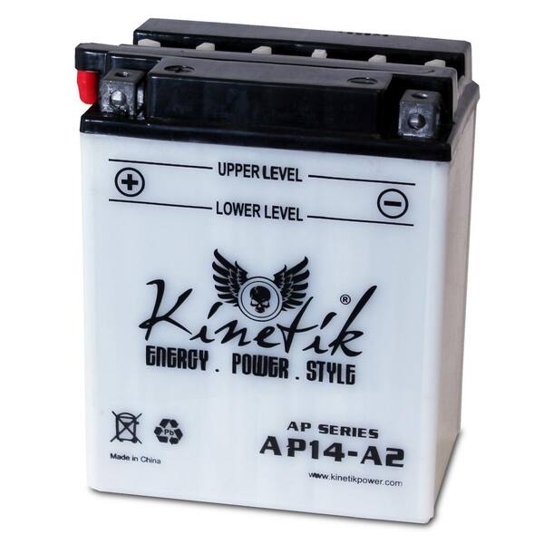 UPG Conventional Wet Pack 12-Volt 14 Ah Capacity D Terminal Battery