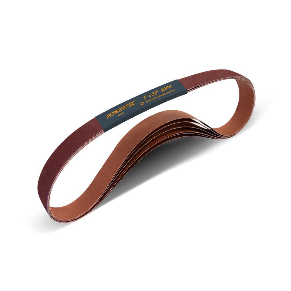 1 in. x 30 in. 80-Grit Aluminum Oxide Sanding Belt for WEN 6515T/ Bucktool Belt and Disc Sander (10-Pack) price history on PriceWatchPro