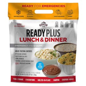 Ready Plus Lunch and Dinner Emergency Food Supply, 25-Year Shelf Life