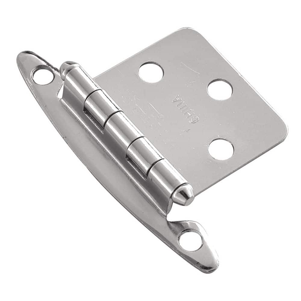 Hinge Variable Overlay Face Frame Free-Swinging Chrome Cabinet Hinge (5-Pairs) price history on PriceWatchPro