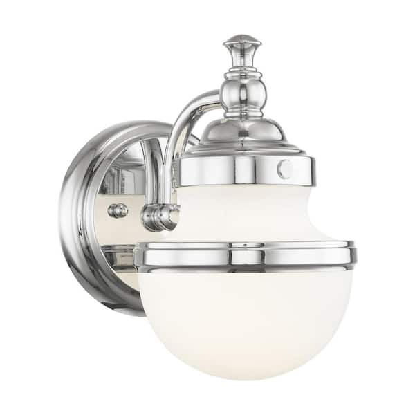 Oldwick 1 Light Polished Chrome Bath Vanity