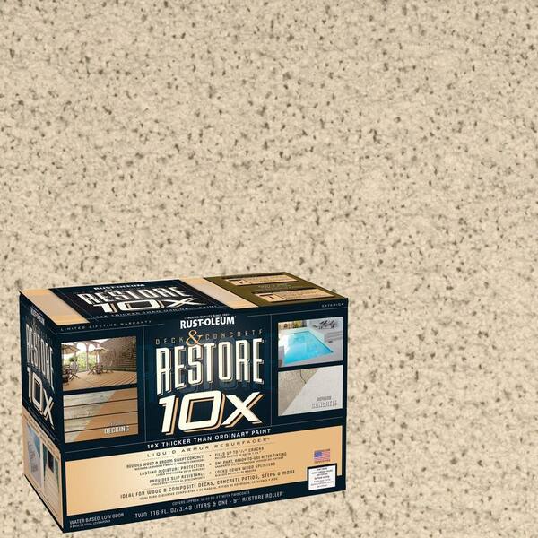 Rust-Oleum Restore 2-gal. Parchment Deck and Concrete 10X Resurfacer