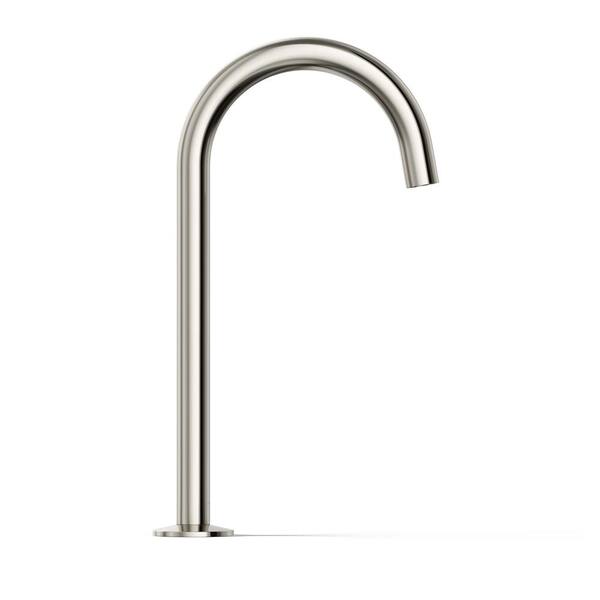 KOHLER Components Bathroom Sink Faucet Spout with Tube Design 1.2 GPM in  Vibrant Polished Nickel 77965-SN - The Home Depot