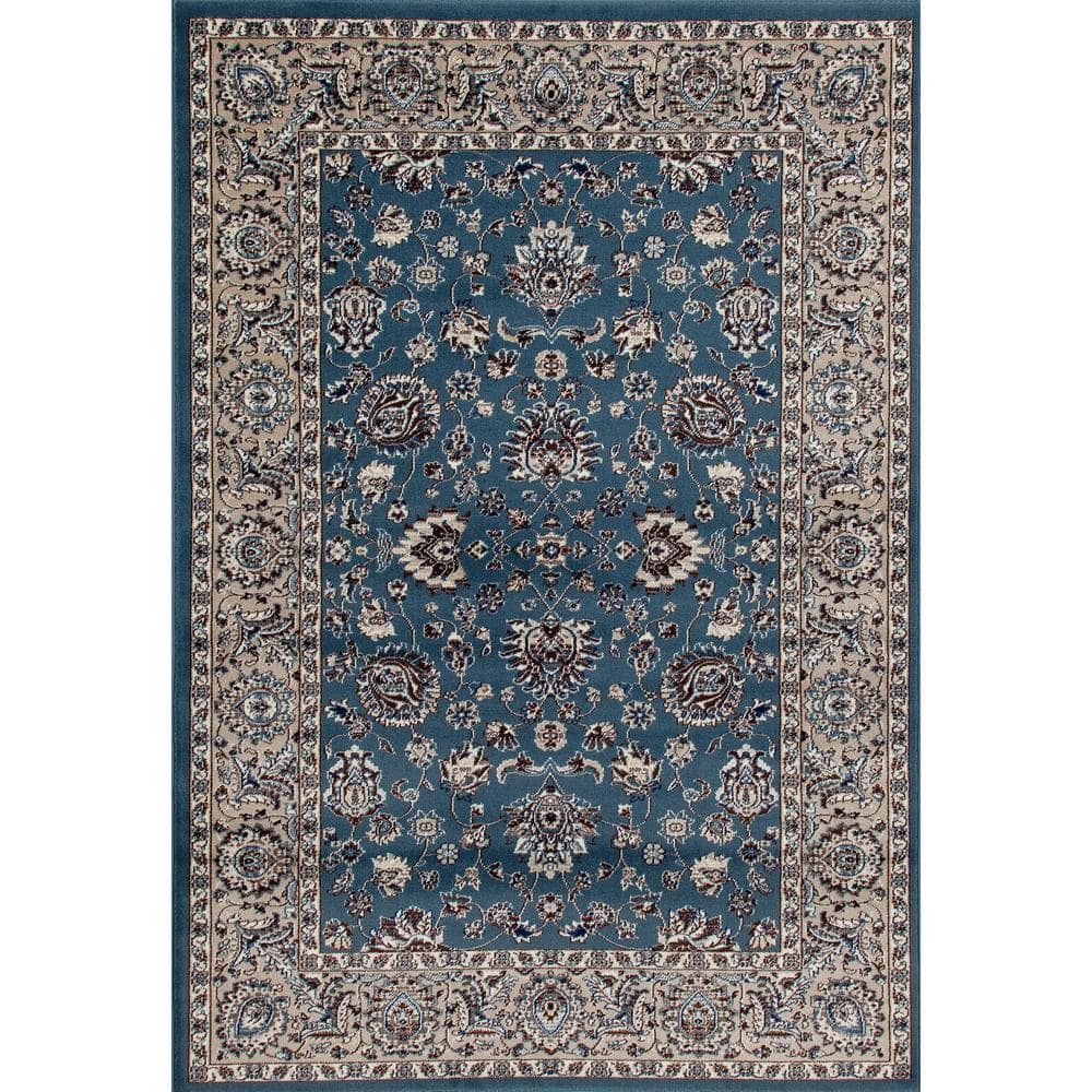 Arabella Accustomed Medium Blue 4 ft. x 6 ft. Area Rug