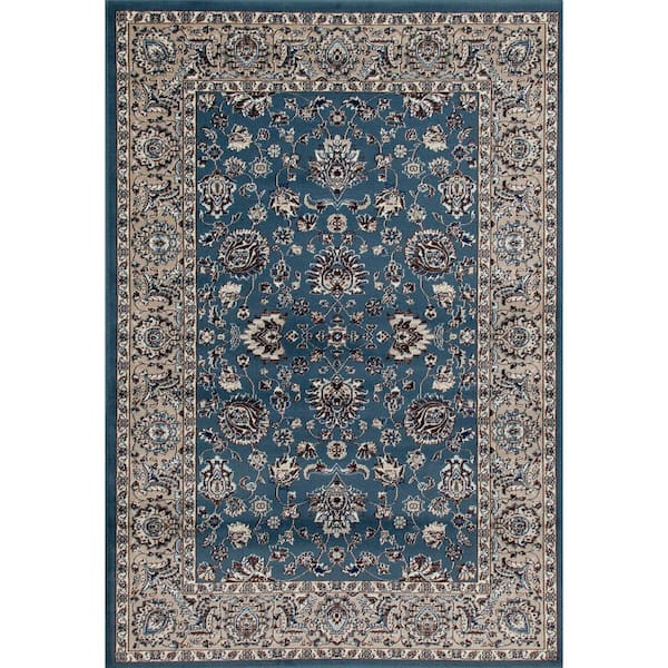 Art Carpet Arabella Accustomed Medium Blue 4 ft. x 6 ft. Area Rug