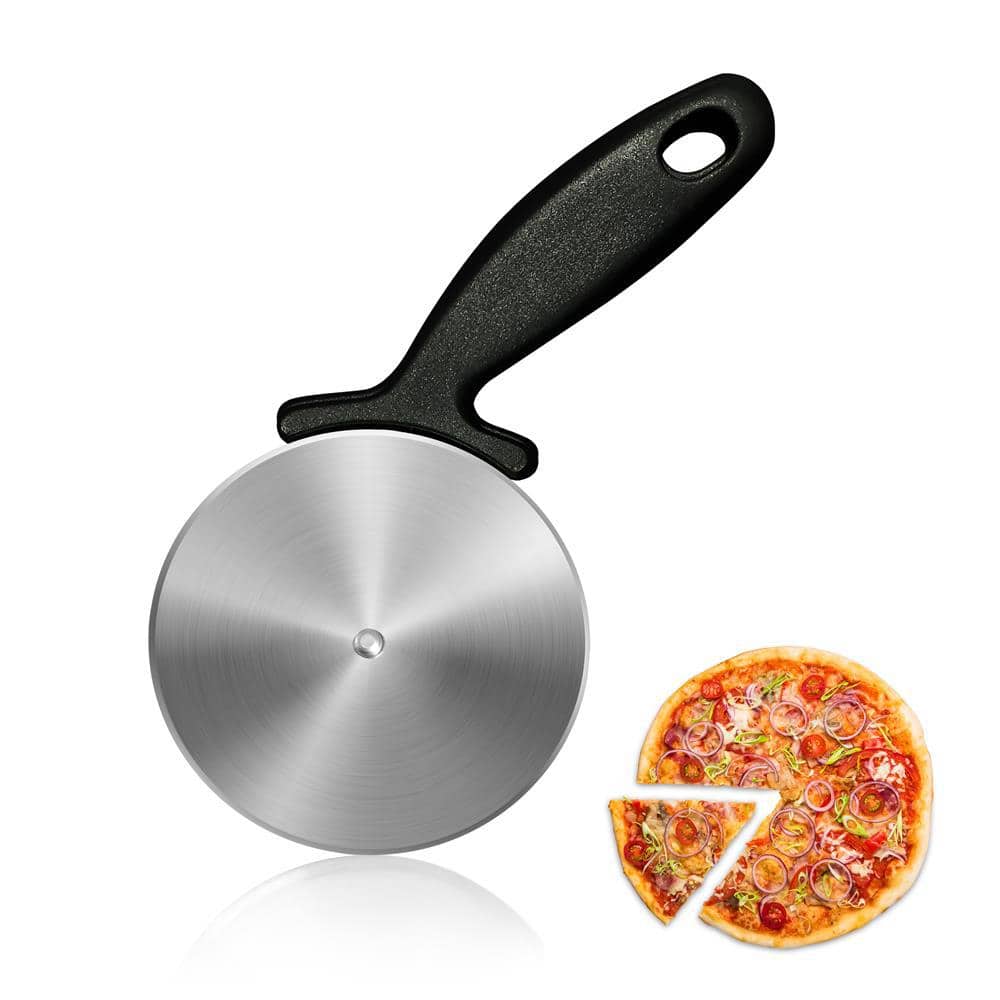 NutriChef Durable Stainless Steel Pizza Cutter Wheel Set (1-Pack) NCPIZCUT9  - The Home Depot