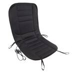 Polyester 38.5 in. x 19 in. x .25 in. Heated Car Seat Cushion