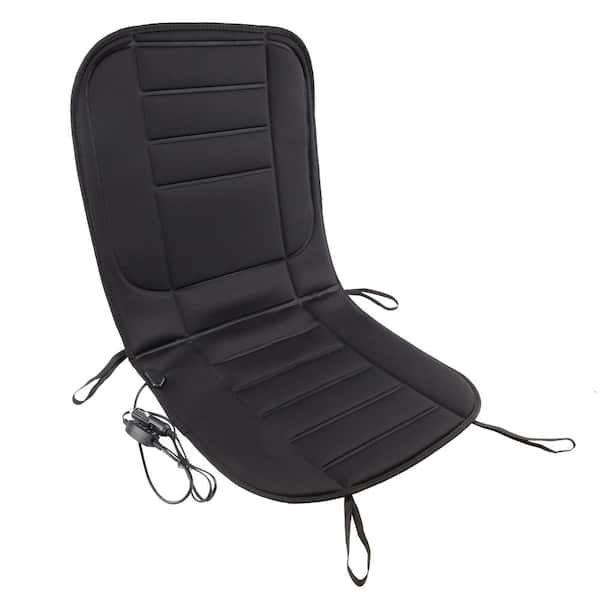 Stalwart Polyester 38.5 in. x 19 in. x .25 in. Heated Car Seat Cushion