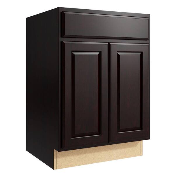 Cardell Salvo 24 in. W x 34 in. H Vanity Cabinet Only in Coffee