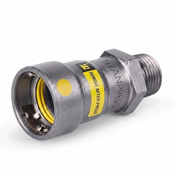 3/4 in. Carbon Steel Press x MPT Male Adapter HNBR Gas