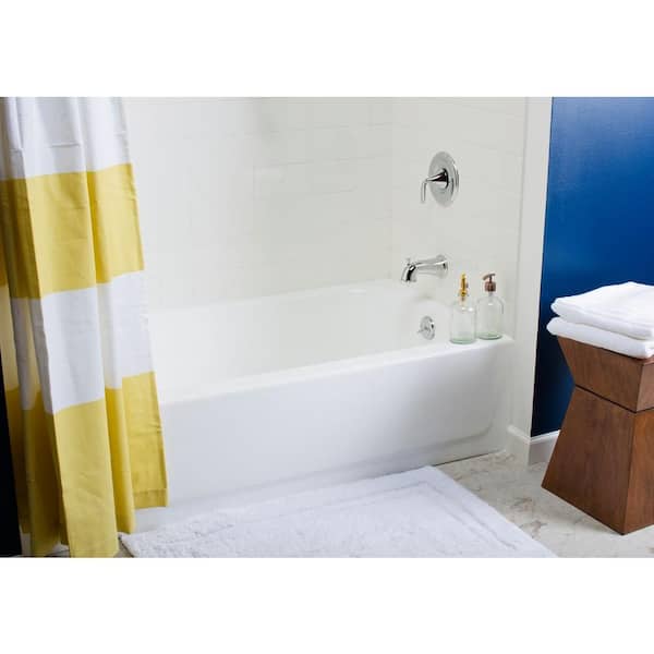 White Tub And Tile Refinishing Kit, Plastic Bathtub Repair Kit Home Depot