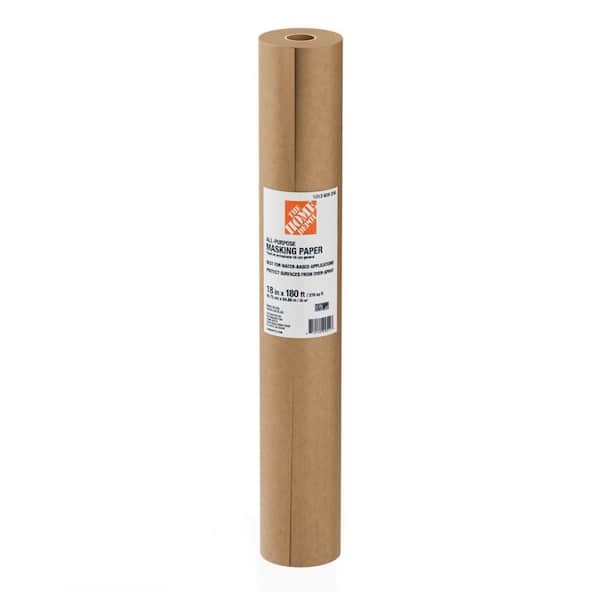 1.5 ft x 180 ft. Brown All-Purpose Masking Paper Drop Cloth