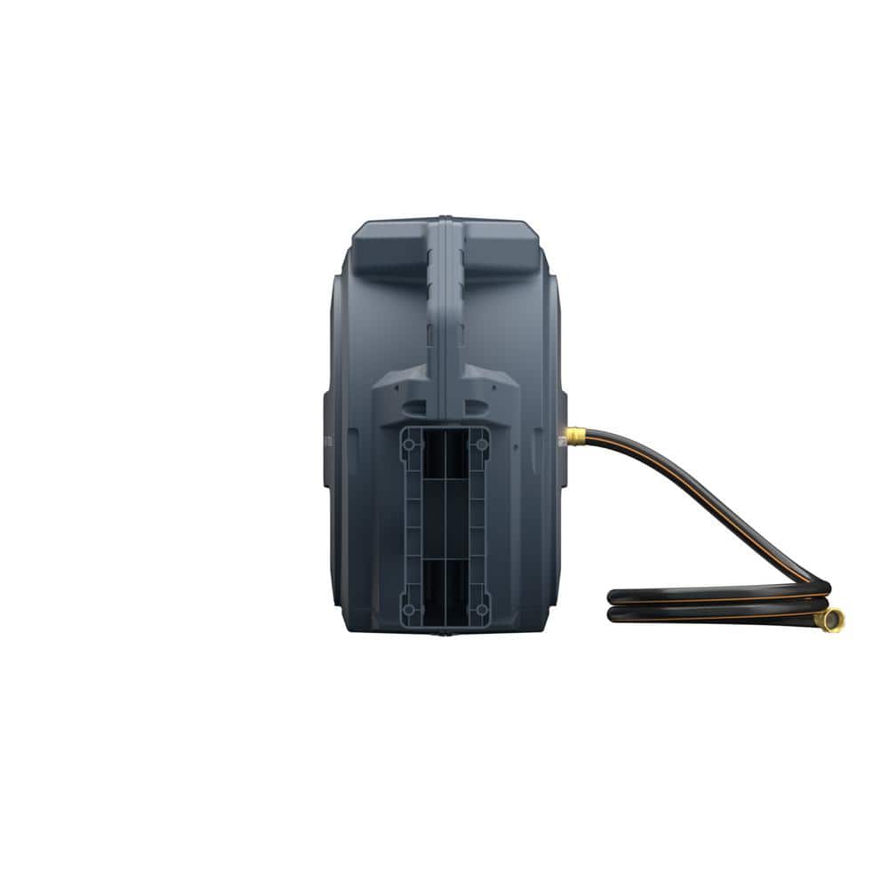 Giraffe Tools 130' Dark Gray Retractable Garden Hose Reel