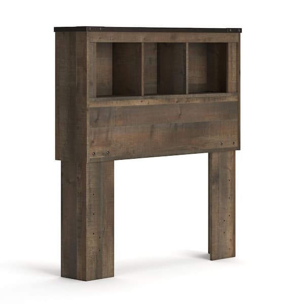 Trinell Brown Twin Storage Headboard