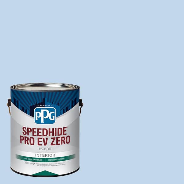 PPG Speedhide Pro EV Zero 1 gal. PPG1242-2 Touch Of Blue Eggshell Interior Paint