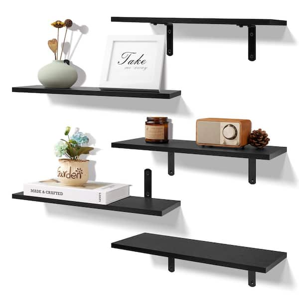 16.5 in. W x 5.9 in. D Floating Shelves for Wall Decor Storage, Wall ...