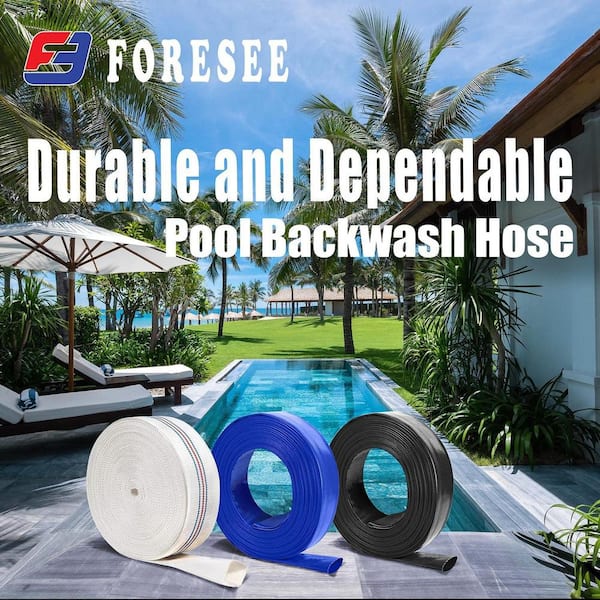 Puri Tech 2" X 25' Durable Pool Filter Backwash Hose - PRM-500