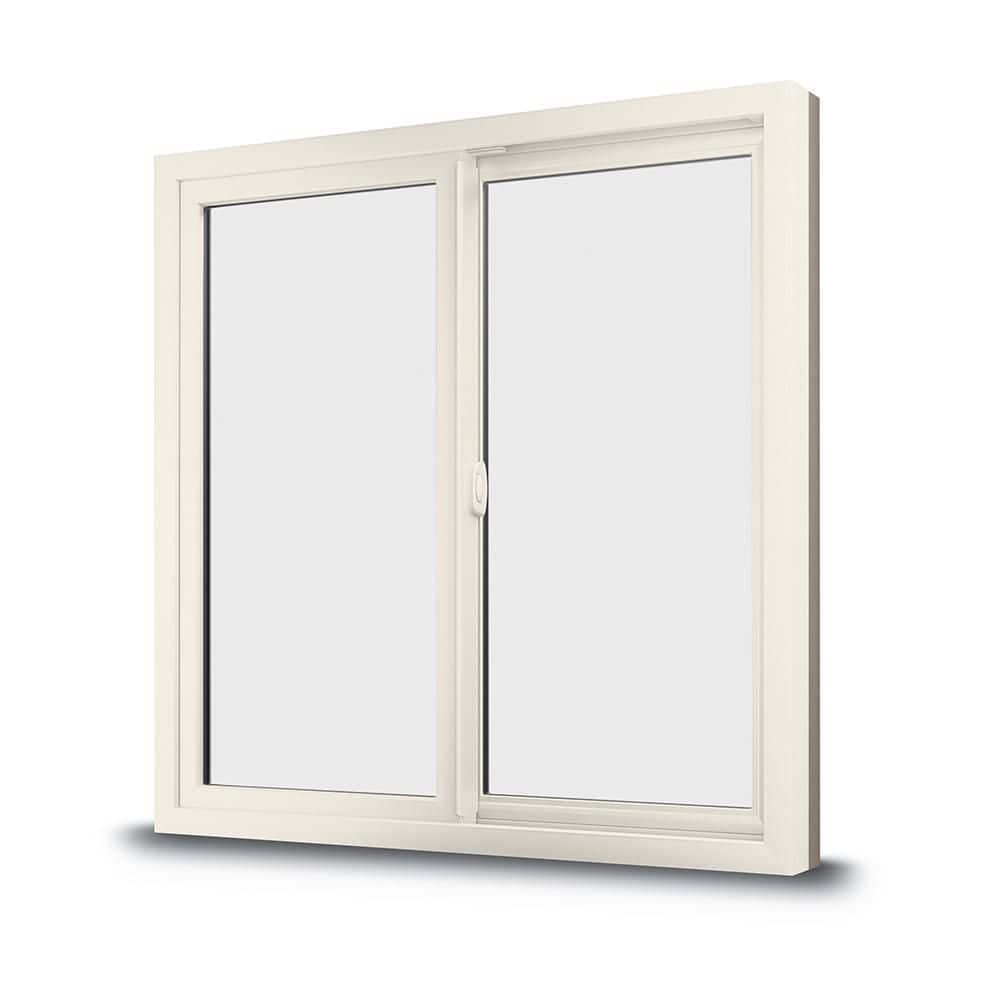 100 Series 35.5 in. x 35.5 in. White Active Left Gliding Composite Window with White Interior and Hardware Low-E Glass price history on PriceWatchPro
