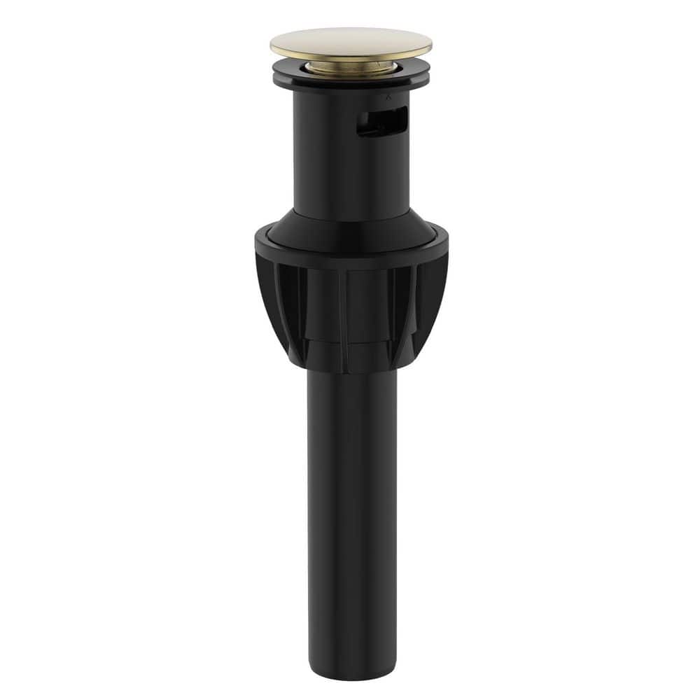 Push Pop-Up Bathroom Sink Drain Stopper with Overflow Brushed Satin Gold price history on PriceWatchPro