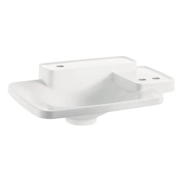 Hansgrohe Axor Bouroullec Drop-In Bathroom Sink in White