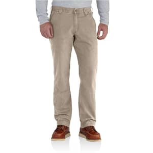 Carhartt Men's 33 in. x 36 in. Shadow Cotton/Spandex Rugged Flex Rigby  Double Front Pant 102802-029 - The Home Depot