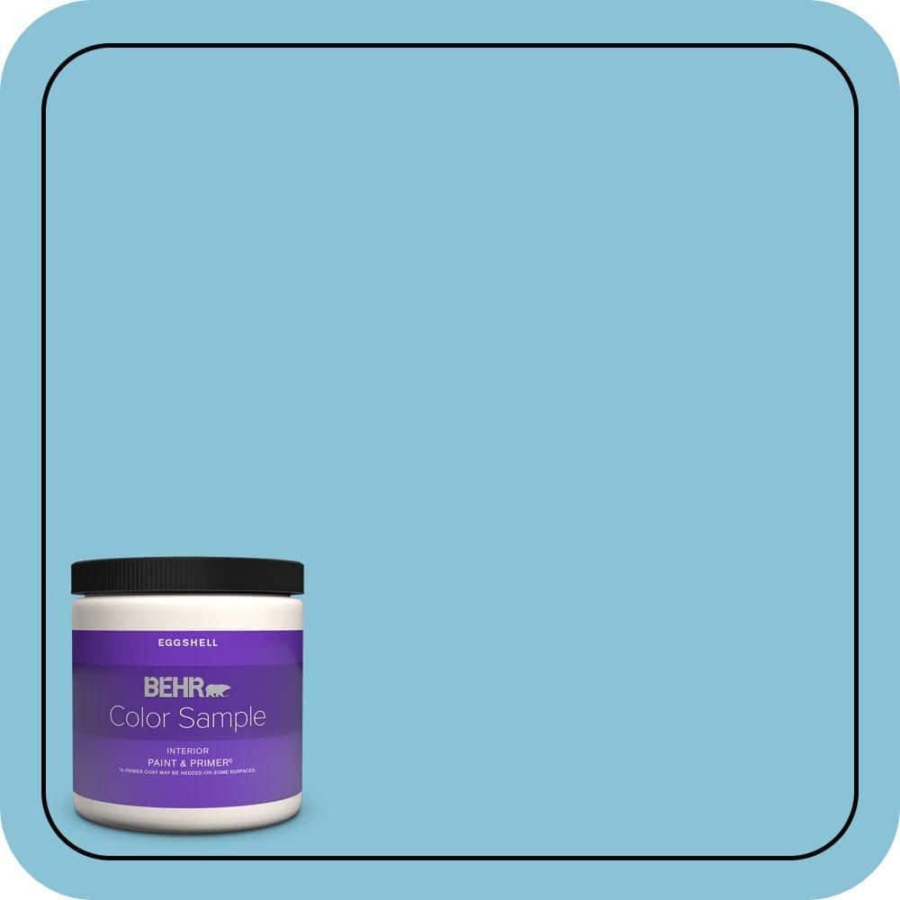8 oz. #540D-4 Dreaming Blue Eggshell Enamel Interior Paint & Primer Color Sample price history on PriceWatchPro
