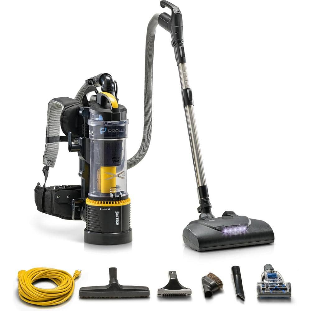 Prolux 2.0 Commercial Bagless Backpack Vacuum with Power Nozzle Kit