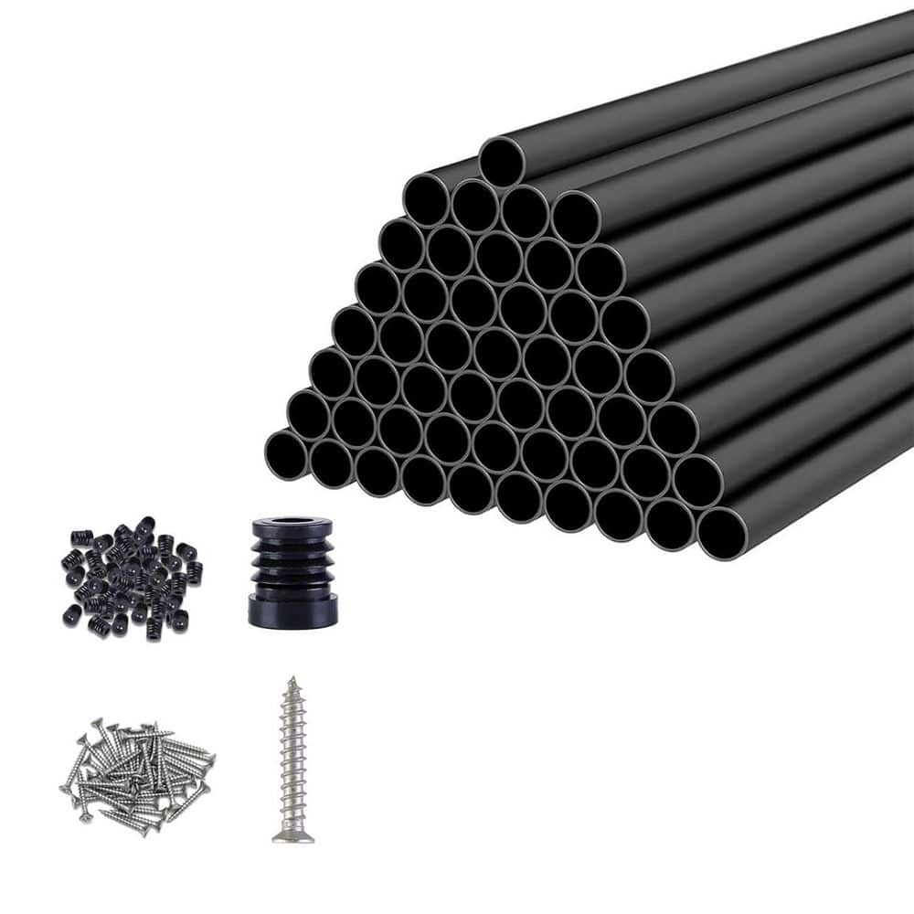 26 in. H x 3/4 in. W Aluminum Stair Railing Kit with Anti-UV Connectors and Screws for Indoor Outdoor Use 50 Pack price history on PriceWatchPro