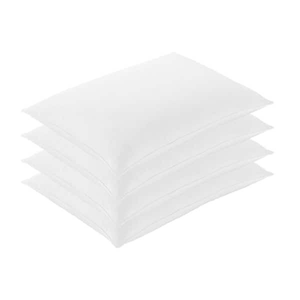 Home Decorators Collection Medium Down and Feather Blend King Pillow (36 in. L) (Set of 4)