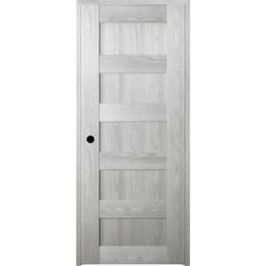 36 in. x 80 in. Vona Right-Handed Solid Core Ribeira Ash Textured Wood Single Prehung Interior Door