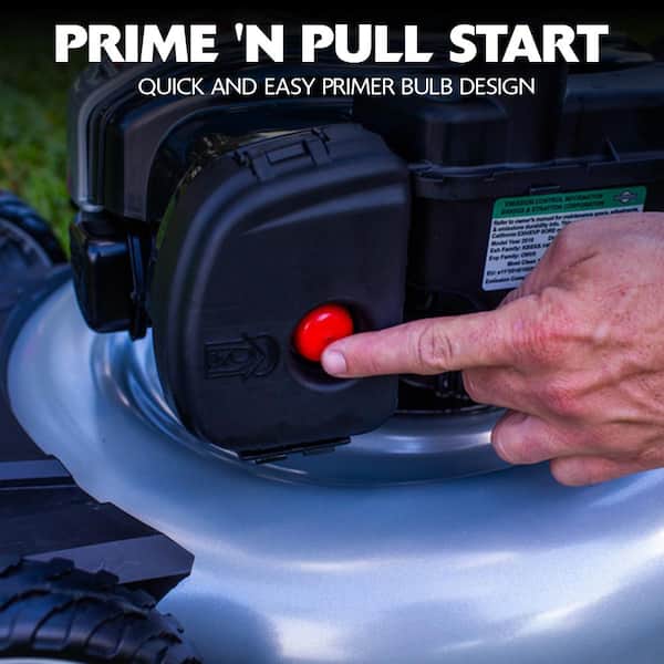 Murray - 21 in. 140 cc Briggs and Stratton Walk Behind Gas Push Lawn Mower with Height Adjustment and Prime 'N Pull Start