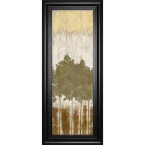 "Nature's Quartet Il" By Alonzo Saunders Framed Print Abstract Wall Art 42 in. x 18 in.