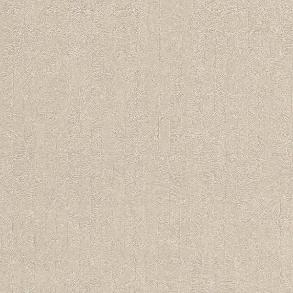 Beyond Basics 60.8 sq. ft. Frost Champagne Texture Wallpaper