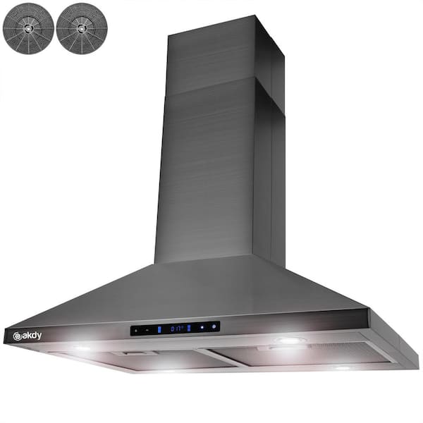 Golden Vantage 30 in. 343 CFM Convertible Island Mount Range Hood