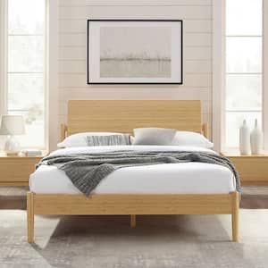 Hatley Brown Sand Wood Frame King Platform Bed