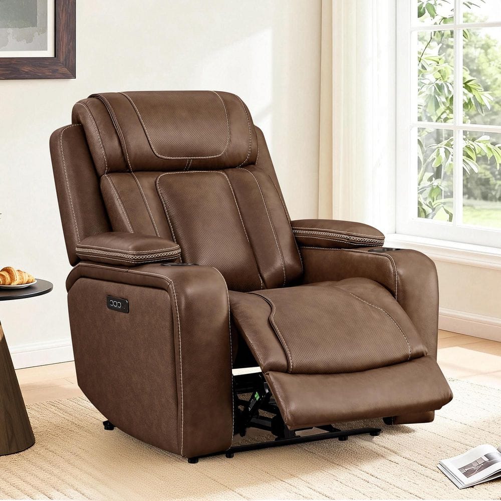 Spruce & Spring Corin Brown Zero-Gravity Triple Motors Leather