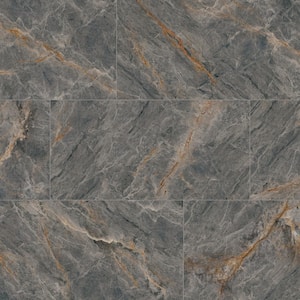 Shoregaze Sapphire 24 in. x 48 in. Polished Porcelain Marble Look Floor and Wall Tile (341 sq. ft/pallet)
