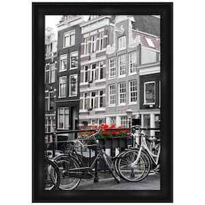 Grand Black Narrow Picture Frame Opening Size 20 x 30 in.