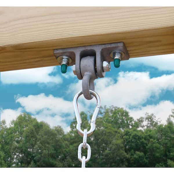 PLAYBERG Heavy-Duty Permanent Swing Hanger Brackets Set for Indoor and  Outdoor Use QI004117 - The Home Depot