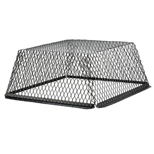 HY-C VentGuard 30 in. x 30 in. Roof Wildlife Exclusion Screen in Galvanized Black