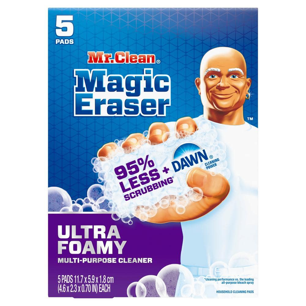 Mr. Clean Ultra Foamy Plus Dawn Magic Eraser Sponge (5-CNT ...