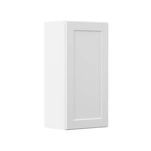 Denver White Painted Shaker Stock Ready to Assemble Wall Kitchen Cabinet (15 in. x36 in x12 in)