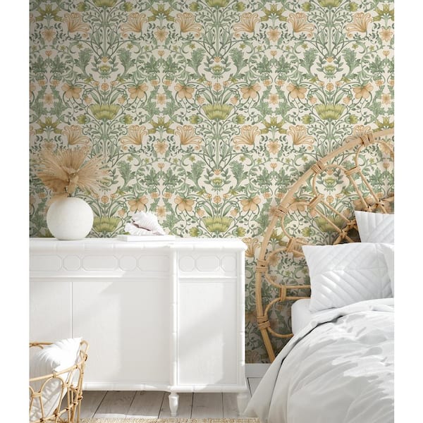 HOLDEN Vintage Floral Cream Wallpaper 13392 - The Home Depot