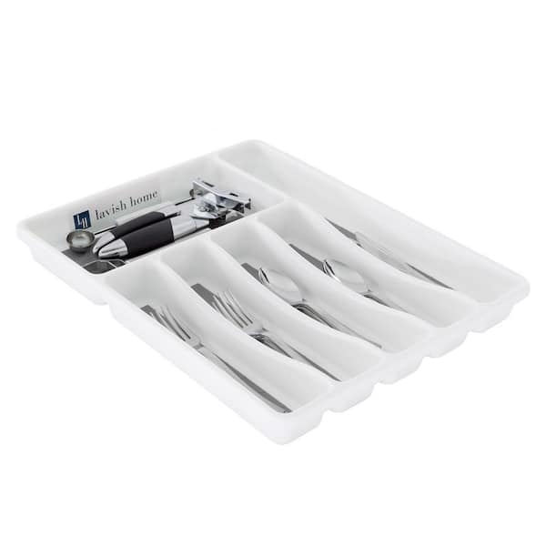 Rubbermaid Drawer Organizer White, Utensils